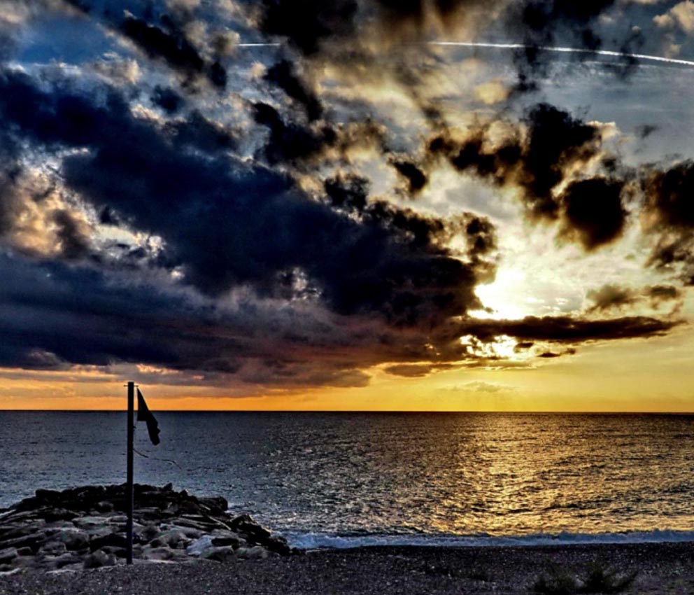 Tramonto Lavagna Spiaggia